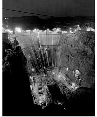 Boulder Dam Under Construction