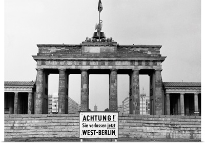 Brandenburg Gate, Berlin, 1966