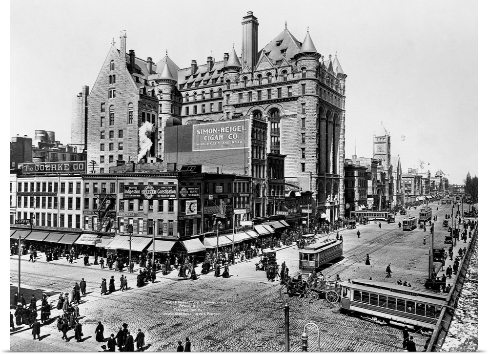 Broad And Market Sts., N.W. Corner, Newark, New Jersey.