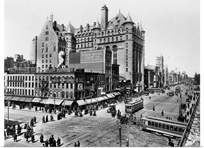 Broad And Market Sts., N.W. Corner, Newark, New Jersey.