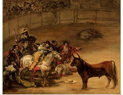 Bullfight, Suerte De Varas By Francisco De Goya