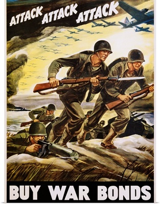 Buy War Bonds Poster By Ferdinand Warren