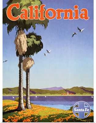 California Poster By Oscar Bryn