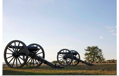 Cannons on Gettysburg Battlefield