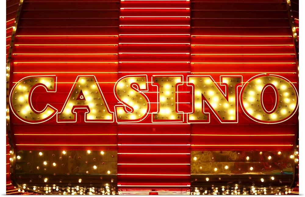 Casino lights, Las Vegas, Nevada