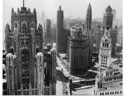 Chicago Skyscrapers In The Early 20th Century