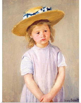 Child In A Straw Hat By Mary Cassatt