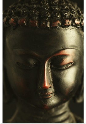 Close-up of a statue of Buddha
