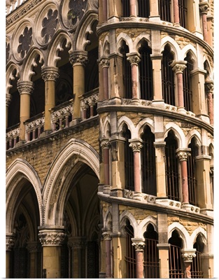 Close up of building, Bombay, India