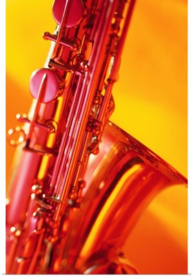 Close-up of saxophone