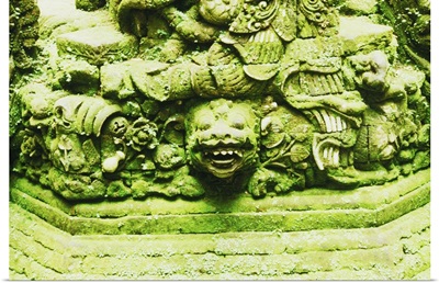 Close-up of sculptures, Bali, Indonesia