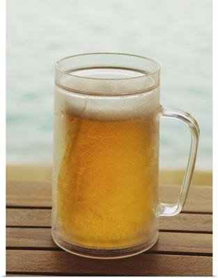 Cold glass of beer