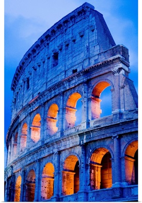 Colosseum At Dusk