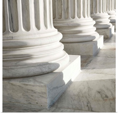 Columns At Supreme Court Building