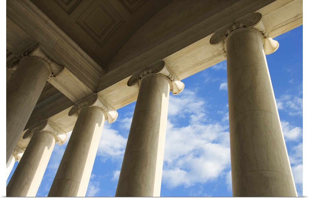 Columns on Jefferson Memorial, Washington, DC