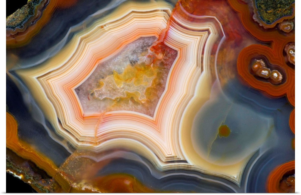 Condor Agate with Sagenite fortification, Argentina