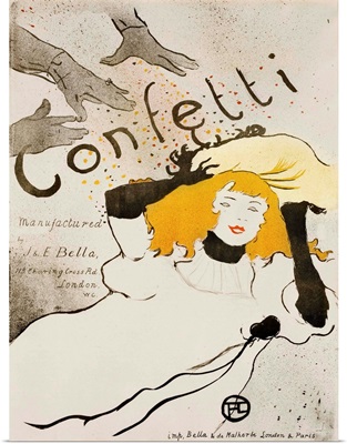 Confetti By Henri De Toulouse-Lautrec