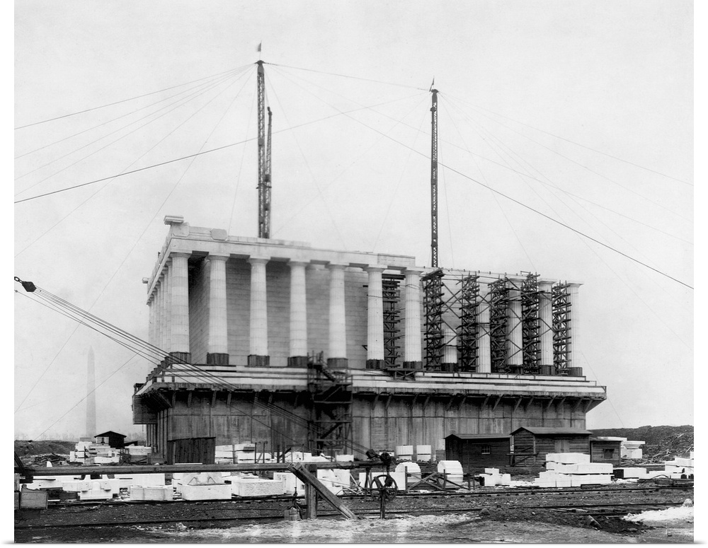 Construction Of The Lincoln Memorial