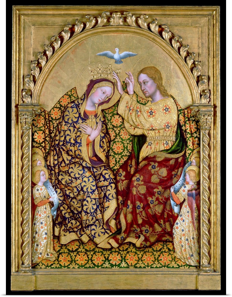 Gentile da Fabriano (Italian, 1370-1427), Coronation of the Virgin, c. 1420, tempera and gold leaf on panel, 87.6 x 64.7 c...