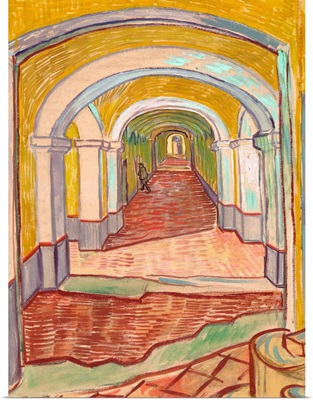 Corridor In The Asylum, By Vincent Van Gogh