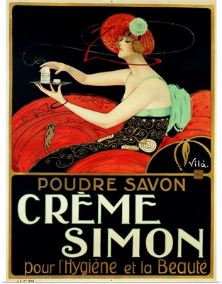 Creme Simon Poster By Vila