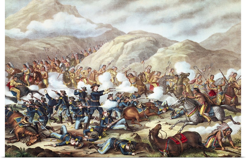 Custer's Last Stand at Little Bighorn.