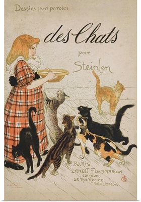 Des Chats Book Cover By Theophile Alexandre Steinlen