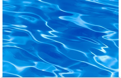 Detail of water ripples in swimming pool.