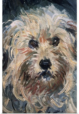 Detail Of Yorkshire Terrier From Eugenie Graff (Madame Paul) By Claude Monet