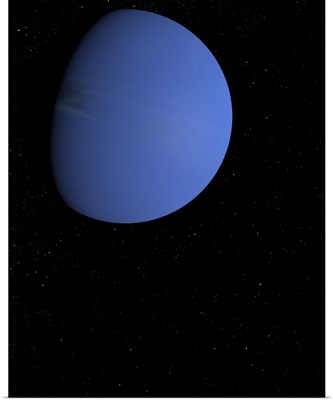 Digital Illustration of Neptune