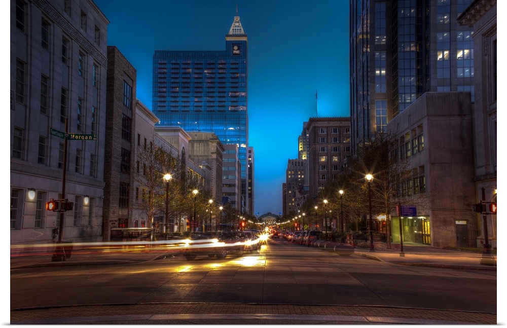 Downtown Raleigh NC after hours -