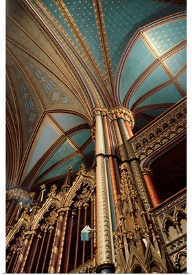 Elegant church with organ