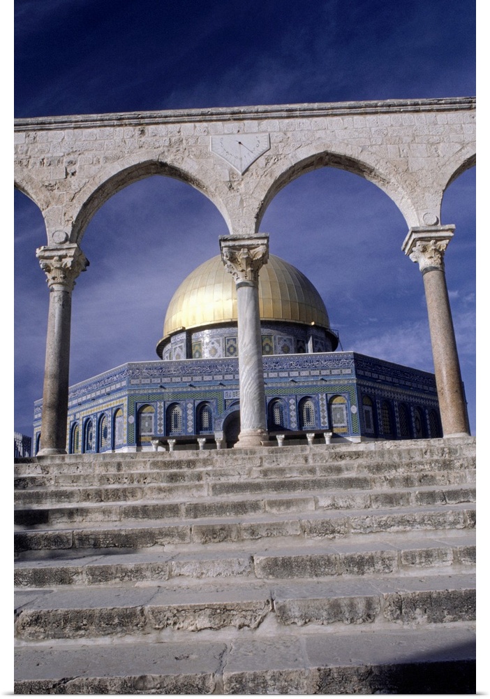 Entrance to Dome of the Rock, Jerusalem, Israel, (Low angle view)