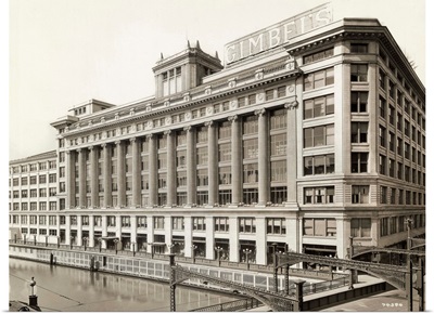 Exterior View Of Gimbels Department Store
