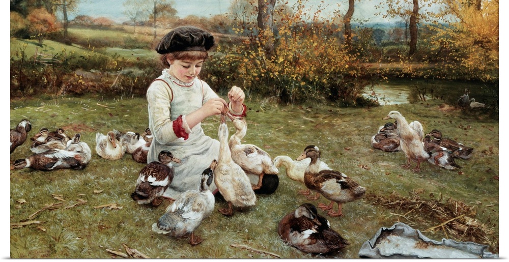 Feeding the Ducks by Edward Killingworth Johnson