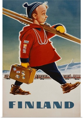 Finland Poster By O.K. Oksanen