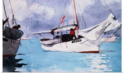 Fishing Boats, Key West By Winslow Homer