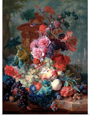 Fruit Piece By Jan Van Huysum