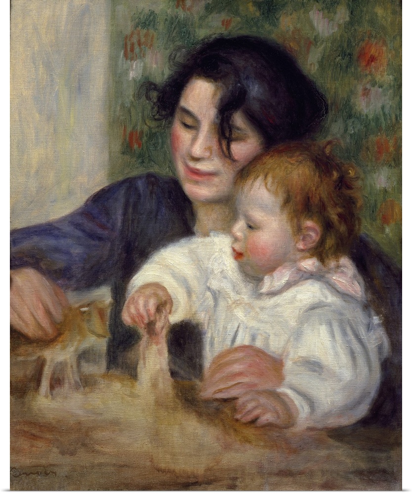 Gabrielle and Jean, by Pierre Auguste Renoir c. 1895-6. Musee de l'Orangerie, Paris, France.