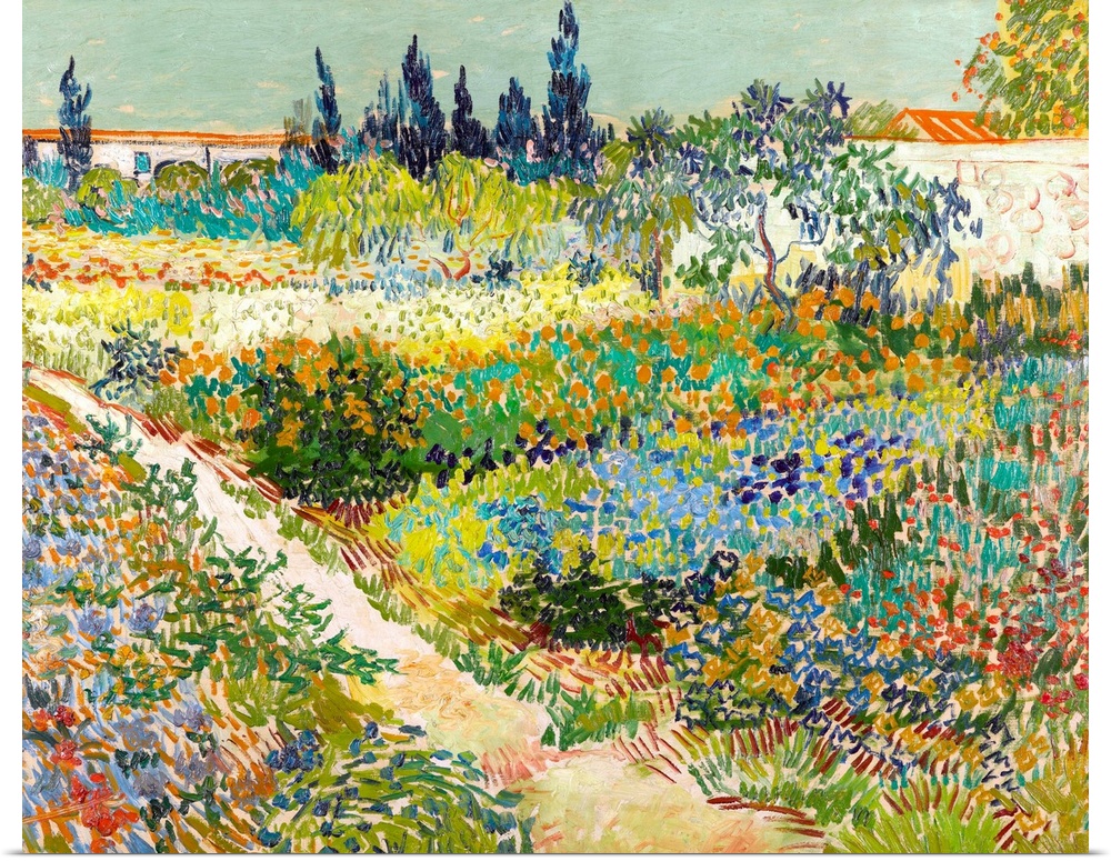 Vincent van Gogh (Dutch, 1853-1890), Garden at Arles, July 1888, oil on canvas, 82.8 x 102 cm (32.6 x 40.2 in), Gemeentemu...