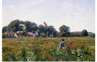 Gathering Wild Flowers by Johannes Boesen