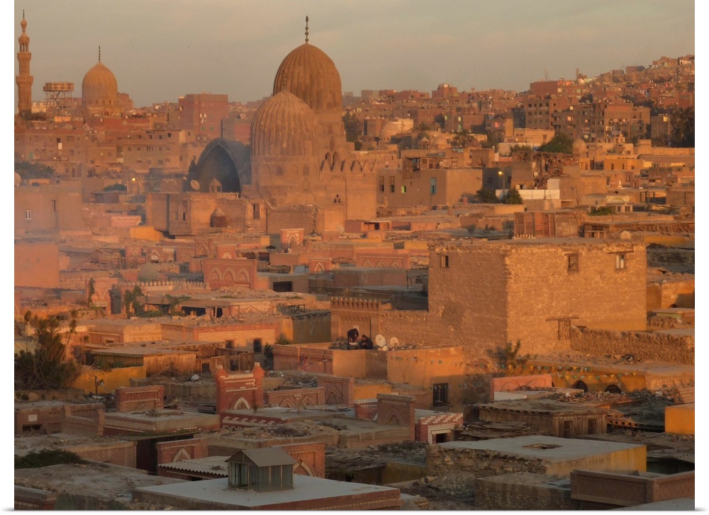 Glorious time to capture this side of Islamic Cairo bathed in soft glow of sunset amber.