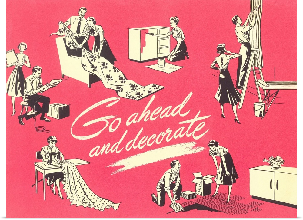 Go Ahead And Decorate, Fifties Homemaking
