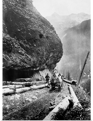 Gold Miners Near Ouray, Colorado