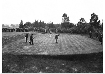 Golf Match Between Vardon And Braid, Ca. 1910