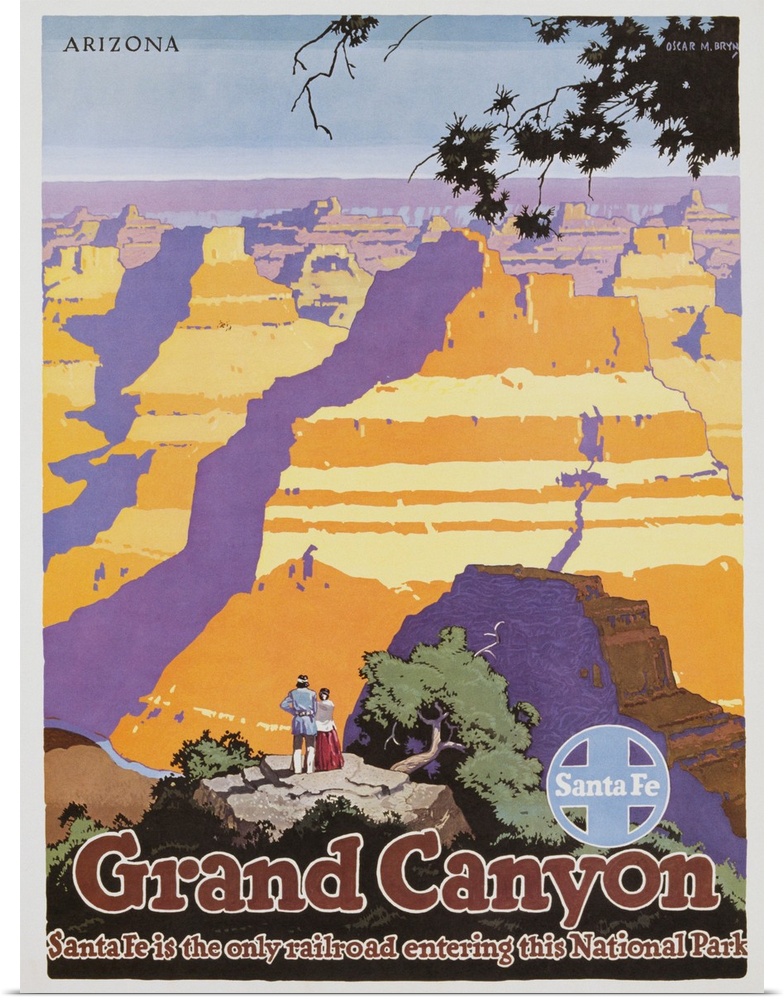 Grand Canyon Poster By Oscar Bryn