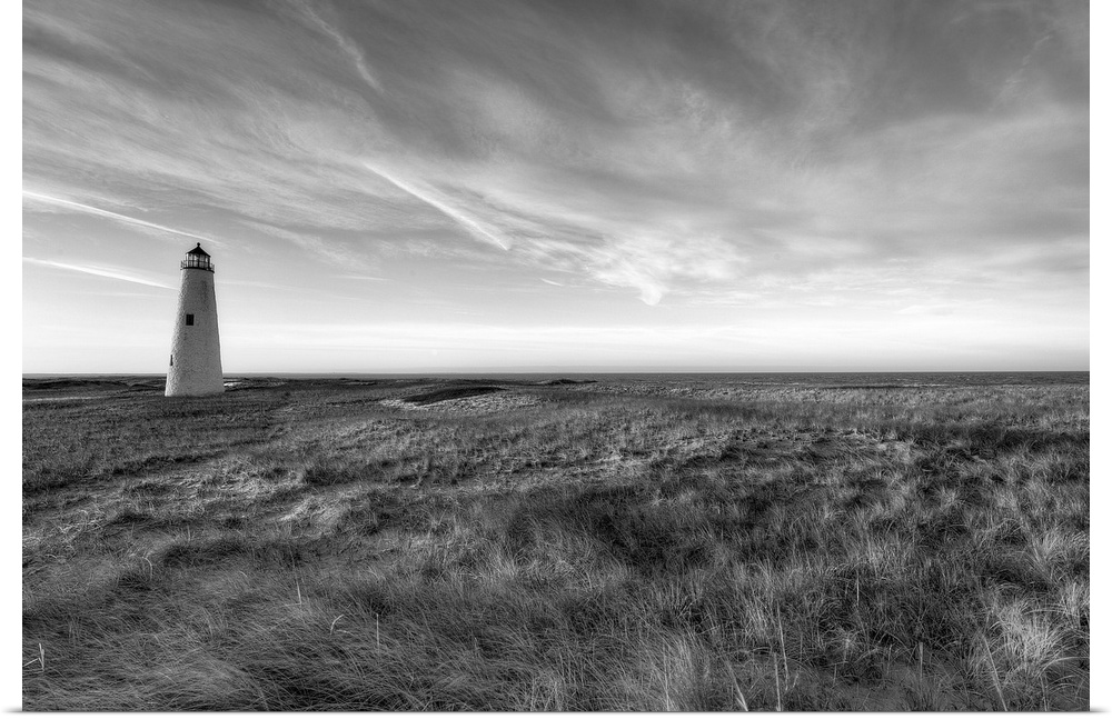 Great Point Lighthouse, lighthouse, Nantucket, Winter