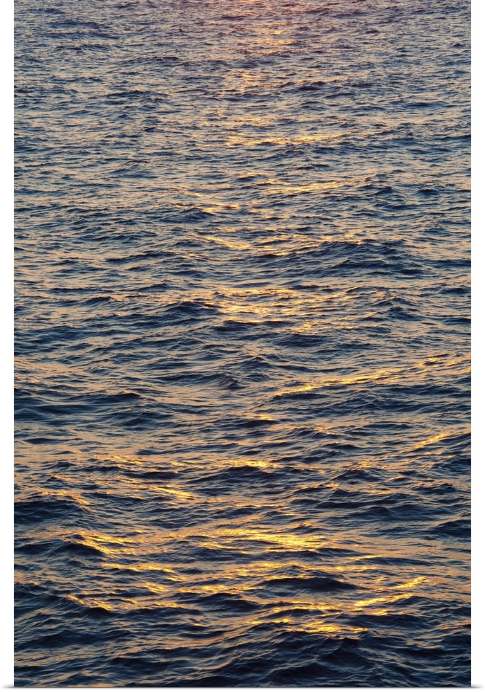 Greece, Aegean Sea at sunset