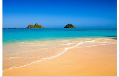 Hawaii, Oahu, Lanikai Beach, Mokulua Islands