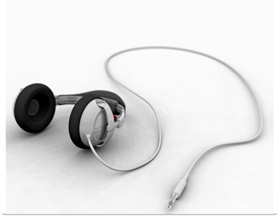 Headphones, elevated view (Digital)